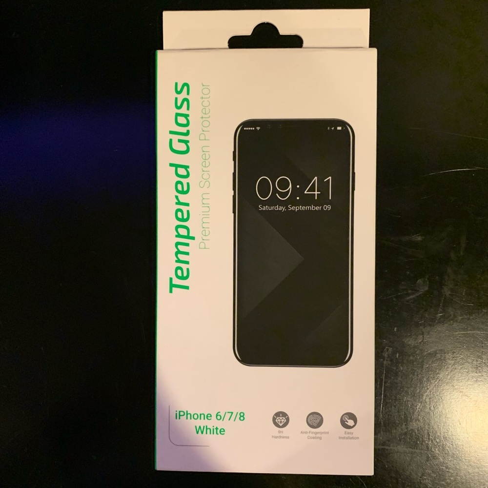 iPhone 6/7/8 Tempered Glass Prem. Screen protector
